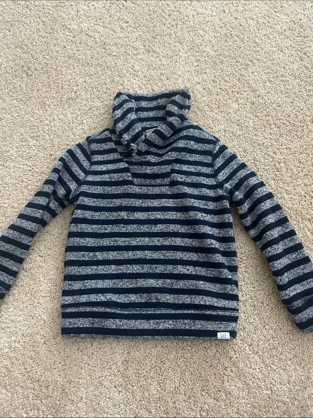 GAP Striped Hooded Pullover